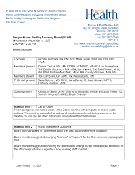 Last revised 1.5.2021 Page 1 PUBLIC HEALTH DIVISION, Center for Health  Protection Health Care Regulation and Quality Improvement