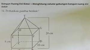 Untuk lebih memahami materi di bab bangun ruang sisi datar, perhatikalah contoh soal dan pembahasan bangun ruang sisi datar berikut ini. Tutorial Bangun Ruang Sisi Datar Menentukan Volume Bangun Ruang Gabungan Matematika Smp Youtube
