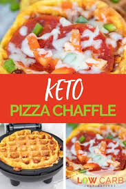And what's a great way to use them? Keto Pizza Chaffle Recipe Takes Only Minutes To Make Low Carb Inspirations