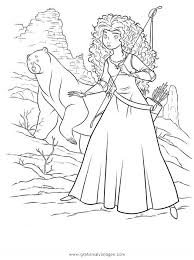 Merida 19 Gratis Malvorlage In Comic Trickfilmfiguren Merida Ausmalen