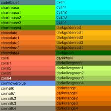 Named Colors