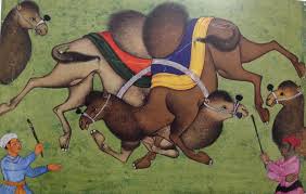 They seem to appear when you use gems! Datei Mughal Camel Fighting Jpg Wikipedia