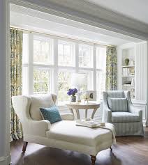 Chaise And Chair Seating Area In Blue And Green Living Room White And Blue Decor Chaise Lounge St Bedroom Seating Area Blue Living Room Decor Bedroom Seating