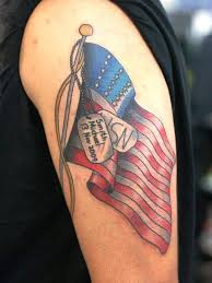 Patriotism, for instance, can be a strong motivational theme, which. 55 Heroic American Flag Tattoos