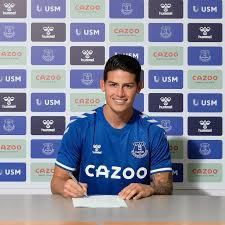 Check this player last stats: Offiziell James Rodriguez Wechselt Zum Fc Everton Goal Com