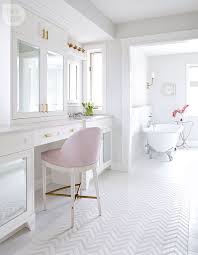 A Dark And Dated Ensuite Gets A Glamorous Update Style At Home Bathroom Style Bathroom Design Interior