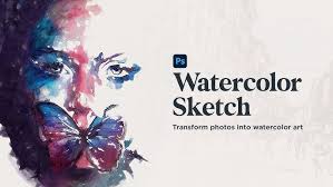 Watercolor Sketch Photo Effect