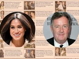 Frazer harrison/getty images for bafta la. Piers Morgan And Meghan Markle Host Has A Vendetta Against Duchess