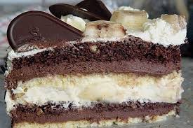 Banana Split Traum Rezept Lebensmittel Essen Kuchen Rezepte Blechkuchen Schokocreme Fur Torte