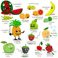 Learning Turkish Vocabulaire Francais Images Fruits Et Legumes Les Fruits En Francais
