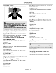 testing safety systems testing park brake switch testing park brake john deere z425 user manual page 14 48 testing park brake switch