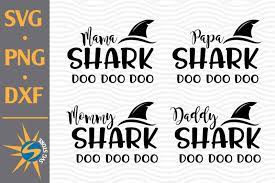 Free Free 341 Daddy Shark Svg Black And White SVG PNG EPS DXF File