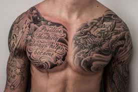 Hearts On Our Sleeves Tattoos Cool Chest Tattoos Chest Tattoo Men Chest Tattoo