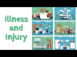 Learn illness and disease names with pictures and examples to improve and enhance your vocabulary in english. Illness And Injury Youtube