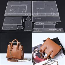 Jupean leather stamping tools, leather working saddle making stamps set special shape stamp punch set carving leather craft stamp handmade art tools. Acrylic Stencil Leather Handmade Craft Women S Shoulder Bag Sewing Pattern Template Sewing Accessories With Holes 29 5x24x10cm Leathercraft Tool Sets Aliexpress