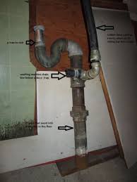 pipe sink/washing machine in basement