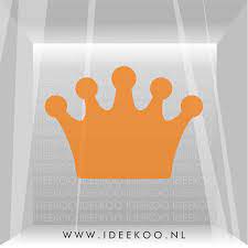 531 x 750 jpg pixel. Koningsdag Kroon Herbruikbaar Sticker Statisch Vinyl Ideekoo