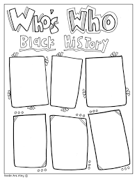 These interesting facts about black history month will tell you everything you need to know about the holiday and why it's so important to so many people. Black History Month Printables Classroom Doodles