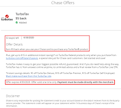 Jan 27 2021 if you opened a new credit karma account or linked an existing one when filing your taxes with turbotax, you can track your federal refund using your credit karma account. Turbotax Chase Offer Triggered With State Tax Return E File