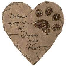 Pet Sympathy Stone No Longer By My Side Pet Memorial Stones Pet Sympathy Pet Bereavement