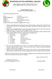 Download soal tes (koperasi simpan pinjam). Contoh Surat Pengajuan Pinjaman Koperasi Download Contoh Surat Lengkap