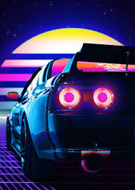 Unique r34 designs on hard and soft cases and covers for samsung galaxy s21, s20, s10, s9, and more. Skyline Gtr Synthwave Poster By Aliigal Artwork Displate
