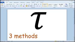 How To Insert Lambda Symbol In Microsoft Word Youtube
