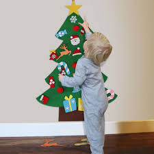 Diy Kid S Christmas Tree Set Diy Felt Christmas Tree Diy Kids Christmas Tree Felt Christmas Tree