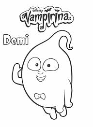 From transylvania to pennsylvania, this adorable little vampire is trying to do things the. Demi Ghost From Vampirina Coloring Page Halloween Coloring Pages Halloween Coloring Disney Coloring Pages