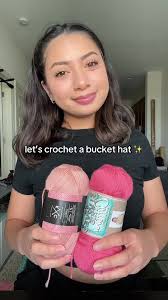 quick one hour crochet project 🤭🩷 #xinecrochets #crochet #crochetproject  #crochetpattern #crochetpatterns #crochethat #crochetbuckethat