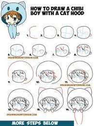 How To Draw A Chibi Boy With Hood On Drawing Cute Chibi Boys Easy Step By Step Drawing Tutorial For Kids How To Draw Step By Step Drawing Tutorials