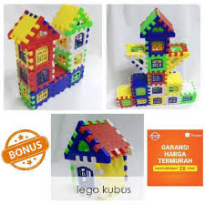 Campur terigu, kentang, gula, dan susu bubuk. Mainan Lego Bongkar Pasang Rumah 100 Disukai Anak Shopee Indonesia