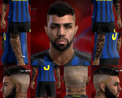 Download pes 2020 gabriel barbosa tattoo. Ultigamerz Pes 2013 Gabriel Barbosa Gabigol Inter Milan Face