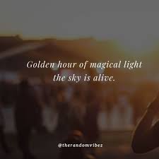 Top 80 Golden Hour Quotes And Captions For Instagram