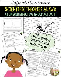Scientific Theories And Laws Group Activity Group Activities Elementary Science Science Process Skills