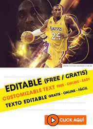 Multimedia templates music and video for commercial use. 21 Free Nba Basketball Birthday Invitations For Edit Customize Print Or Send Via Whatsapp Fiestas Con Ideas