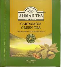 We are tea lovers, and we want to share that love with people around the world. Ahmad Cardamom Green Tea 100 Tagged Tea Bags