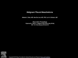 Consult a doctor for medical advice. Malignant Pleural Mesothelioma Ppt Download