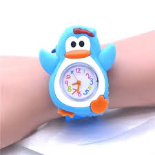 Lindo pingüino Animal relojes niños niño reloj silicona relojes ...