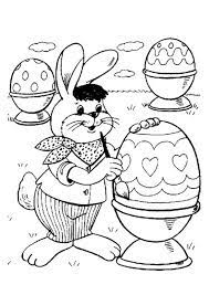 Free Online Easter Bunny Painting Colouring Page Easter Coloring Pages Easter Bunny Colouring Easter Coloring Sheets