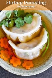 Transfer onto a plate and pat dry with paper towel. Shrimp Dumpling In Clear Soup Roti N Rice