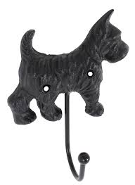 This cast iron pig wall hook is a the perfect item for animal lovers. Historic Houseparts Inc Robe Towel Hooks Cast Iron Scottie Dog Wall Hook