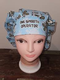 One Smooth Operator, Sewing, Surgical Scrub Bouffant Hat