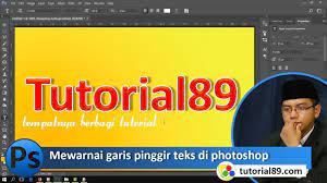 Garis tepi pembatas ini sebenarnya tidak terlalu berpengaruh terhadap hasil tulisan anda di ms word. Cara Mewarnai Garis Pinggir Stroke Teks Di Photoshop Video Tutorial89