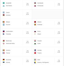 Conoce qué equipos ya se encuentra en la siguiente ronda de la euro y quiénes ya están eliminados. Calendario Eliminatorias Eurocopa 2020 Buscar De Todo