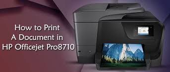 For hp eprint there is no need of software or driver installation. How To Print A Document Using Hp Officejet Pro 8710 Printer 123 Hpcomsetup Com