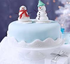 Snowman Friends Cake Decoration Christmas Cake Designs Christmas Cake Decorations Xmas Cake