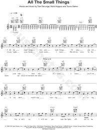 I'm sure a lot of us think, what can i do about it. Blink 182 All The Small Things Sheet Music In C Major Download Print Sku Mn0085437