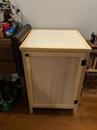 It's perfect for dorm rooms, guest rooms, rec rooms, airbnbs, lobbies, or break rooms! I Built A Cabinet To Hide An Old Mini Fridge Handmade Crafts Howto Diy Mini Fridge Cabinet Mini Fridge In Bedroom Mini Fridge