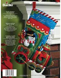 50 fun stocking stuffers for kids sure, you can toss in candy canes and call it a day. Amazon Com Bucilla Candy Express Christmas Stocking Felt Applique Kit 86147 18 Inch